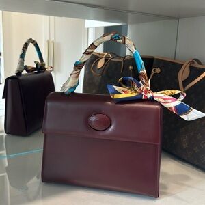 Authentic/ Vintage CARTIER Must De Cartier - Clutch/ handbag